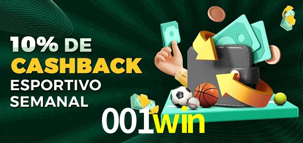 10% de bônus de cashback na 001win